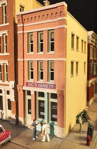 HO scale Lunde Studios Vic's Variety