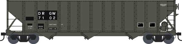 Bowser Manufacturing Co. 100-Ton 3-Bay Open Hopper - Ready to Run