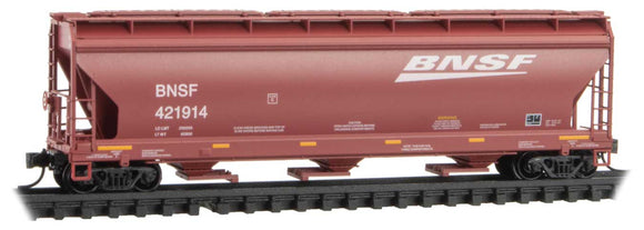 Micro Trains Line ACF 3-Bay Center Flow Covered Hopper with Elongated Hatches - Ready to Run