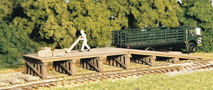 HO scale Monroe Models Railroad Loading Ramp & Dock