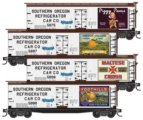 Micro Trains Line 40' Double-Sheathed Wood Reefer w/Vertical Brake Wheel