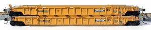 N Scale Jacksonville Terminal Company N 772014 NSC 53' Well Cars, TTX (2 pack)