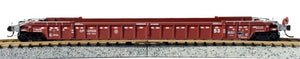 N Scale Jacksonville Terminal Company N 772021 NSC 53' Well Car, CP Rail #527535