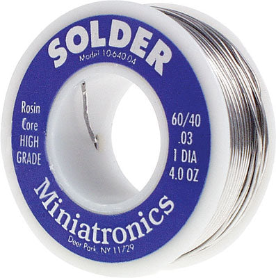 Miniatronics Corp. 60/40 Rosin Core Solder