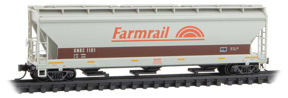 Micro Trains Line ACF 3-Bay Center Flow Covered Hopper with Elongated Hatches - Ready to Run