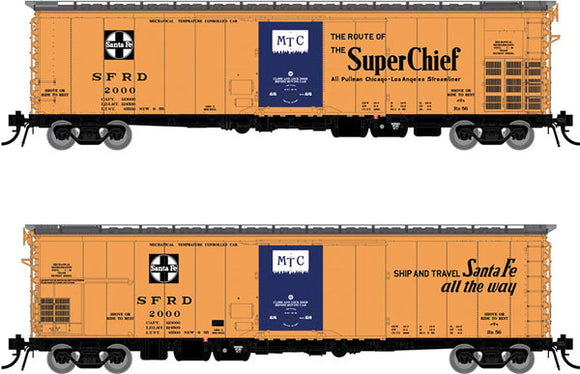 Rapido Trains Inc Santa Fe Class RR-56 Mechanical Reefer 4-Pack - Ready to Run