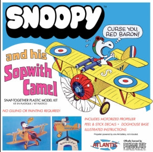 Snoopy and his Sopwith Camel with Motor - Snap