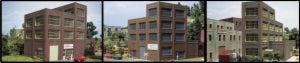 DPM Steel Sash Window Industrial Building - HO Scale Kit
