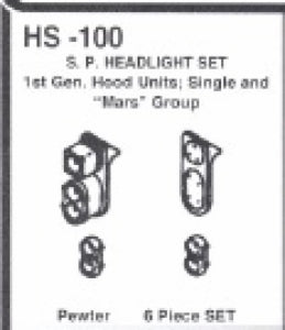 Details West HO S.P. Headlight Set, 6 piece set