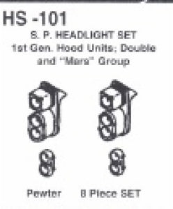 Details West HO S.P. Headlight Set, 8 piece set