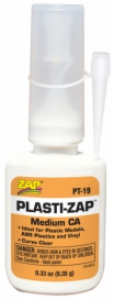 Plasti-Zap 1/3 ounce (Medium CA Glue)