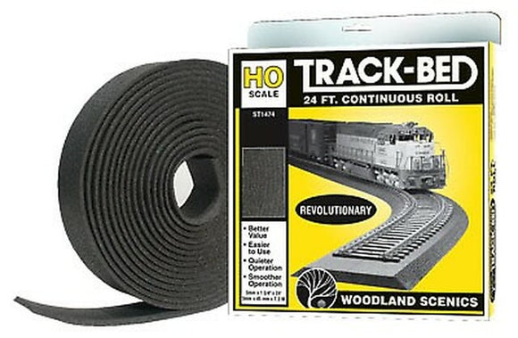 Woodland Scenics HO ST1474 24' Track Bed Roll