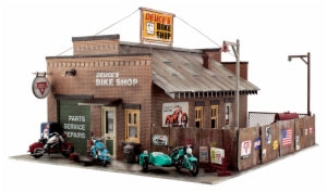 Woodland Scenics Deuce's Bike Shop - HO Scale Kit