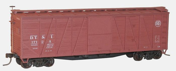 Accurail 4323 HO DT&I 40' 8-Pnel Outside Braced Boxcar Kit