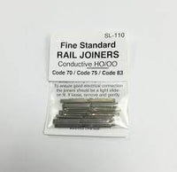 Peco SL-110 HO Code 83/75/70 Conductive Rail Joiner 24 Pack