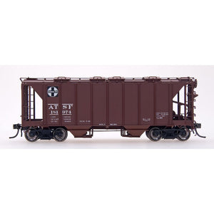 InterMountain 4867107 – 1958 Cubic 2-Bay Covered Hopper Atchison, Topeka and Santa Fe (ATSF) 181679 – HO Scale