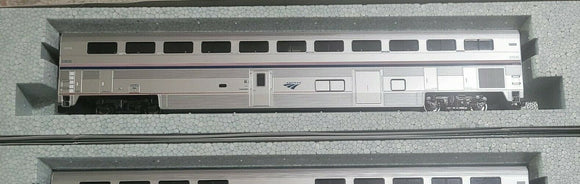 Kato HO 35-6093 Superliner I Coach-Baggage Car Amtrak 'Phase VI' #31035