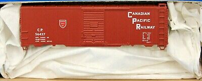 Accurail HO AAR 40' Single-Door Steel Boxcar - Kit -- Canadian Pacific 56437 (Boxcar Red, red, Newsprint Service)